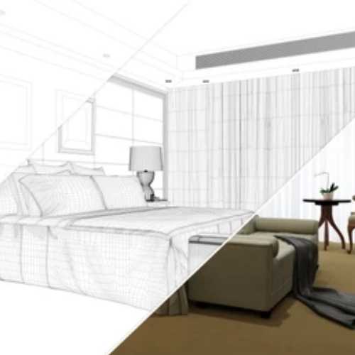 Hotel  Designing CAD Drawing 